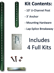 Post Installation Kit (Four)