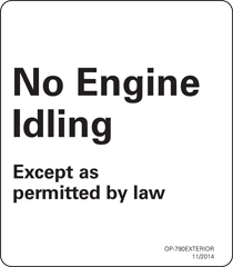 No Engine Idling