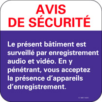 Audio/Video Surveillance Notice 3