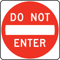 Do Not Enter