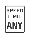 Speed Limit: Any Sign
